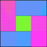 Квадрат — частный случай прямоугольника. Впрочем, можно изменить размеры центрального прямоугольника так, чтобы он перестал быть квадратом.